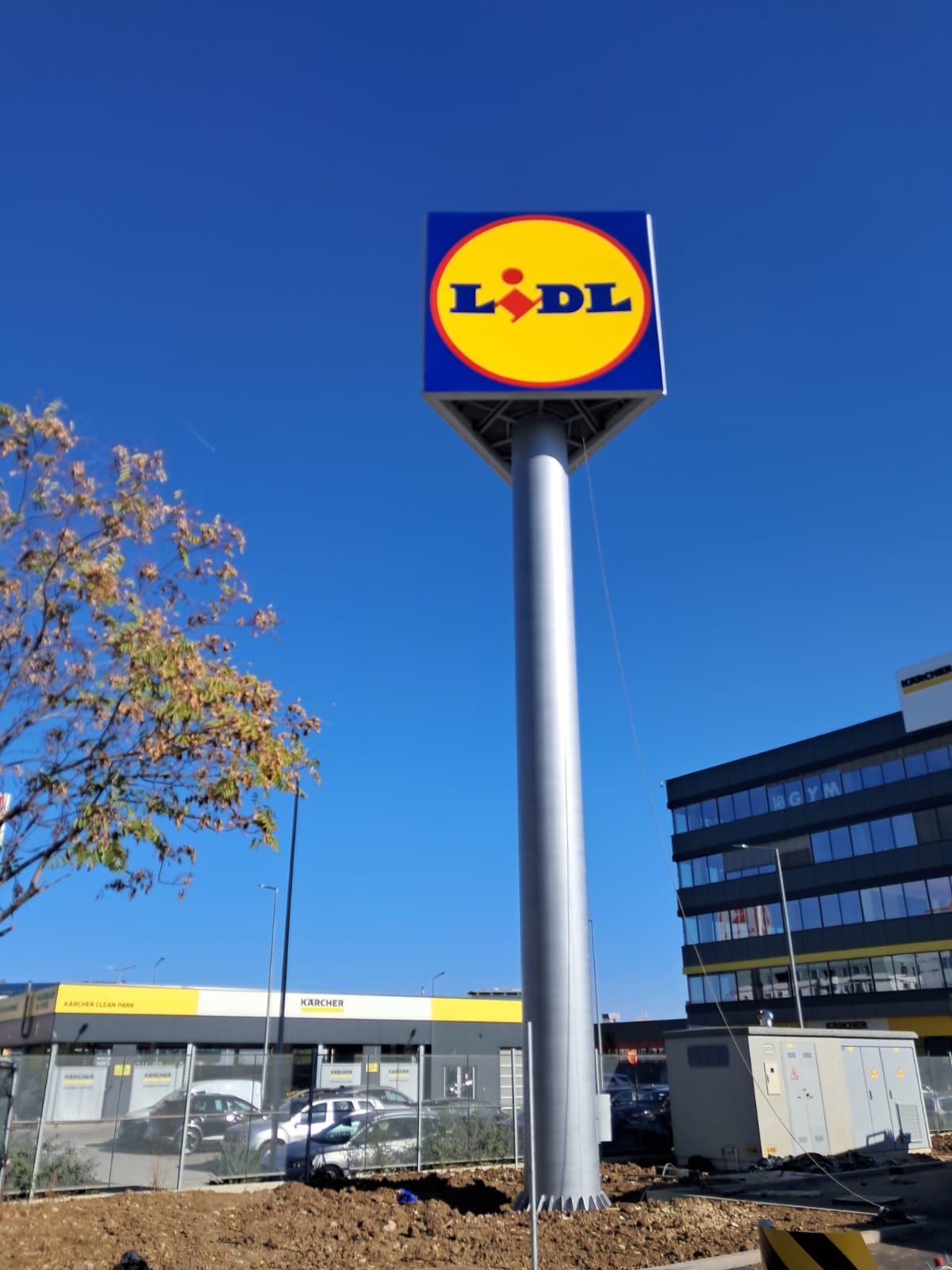 Pilon publicitar Lidl Voluntari